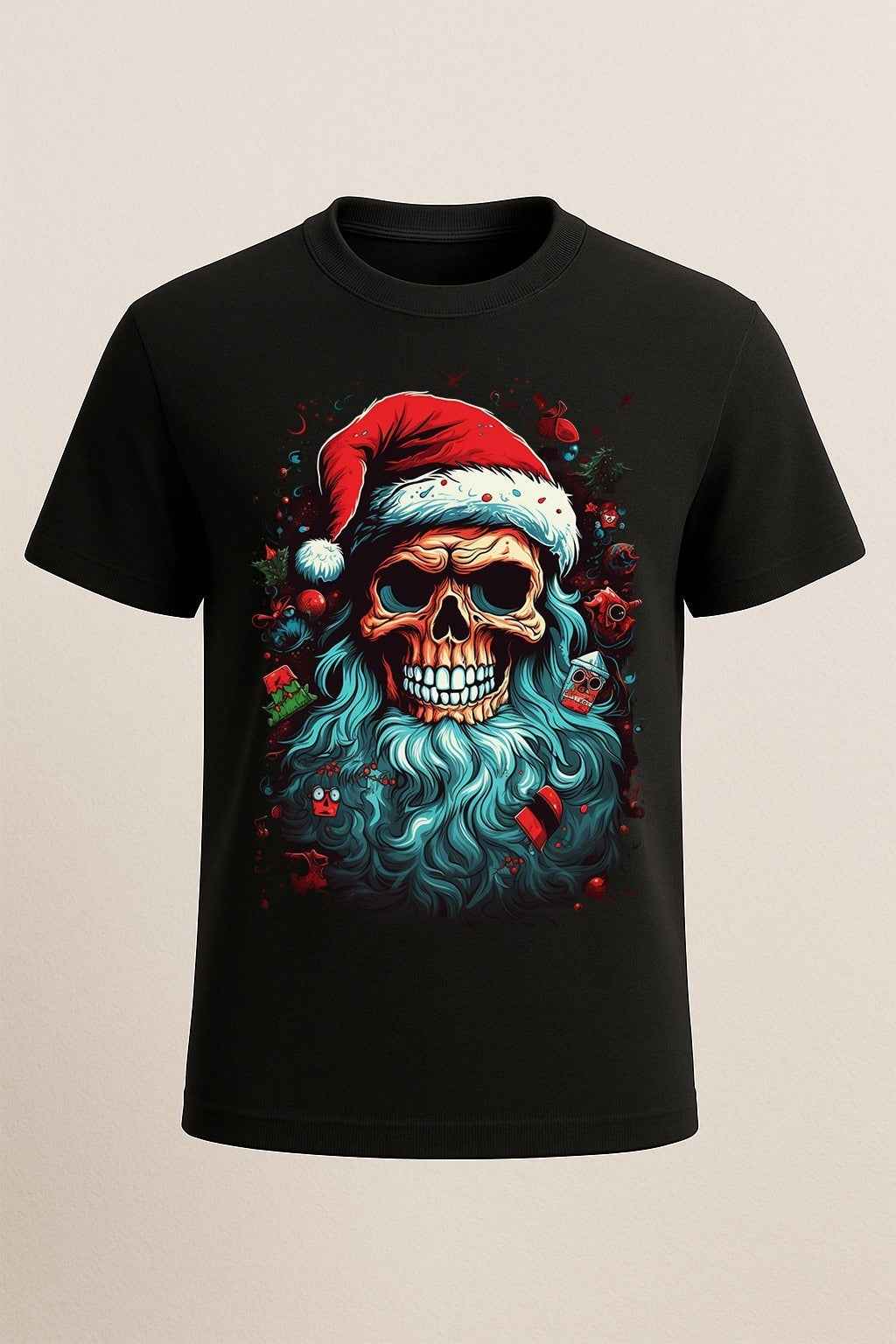 Deadly Claus Skull |T-Shirt For Men's