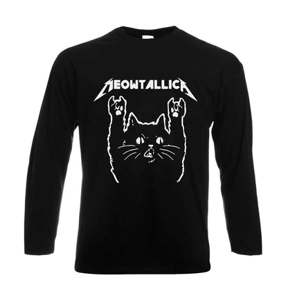 Meowtallica Rock Cat | Men's Long Sleeve Meowtallica Rock Cat | Men's Long Sleeve