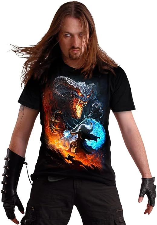 INFERNAL DUEL  - T-SHIRT BLACK