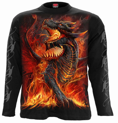 DRACONIS  - BLACK LONG SLEEVE T-SHIRT