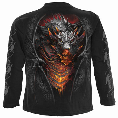 DRACONIS  - BLACK LONG SLEEVE T-SHIRT