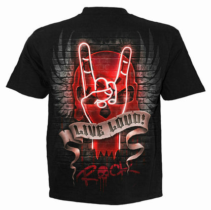 LIVE LOUD - T-SHIRT BLACK