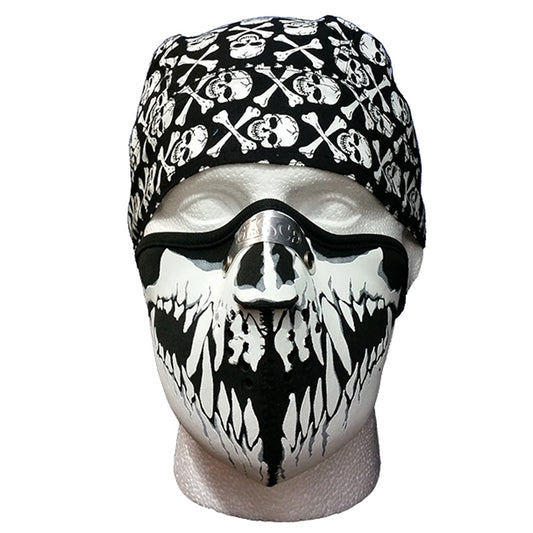 Vamp Skull Mask - Half Nose Clip Face Mask Vamp Skull Mask - Half Nose Clip Face Mask