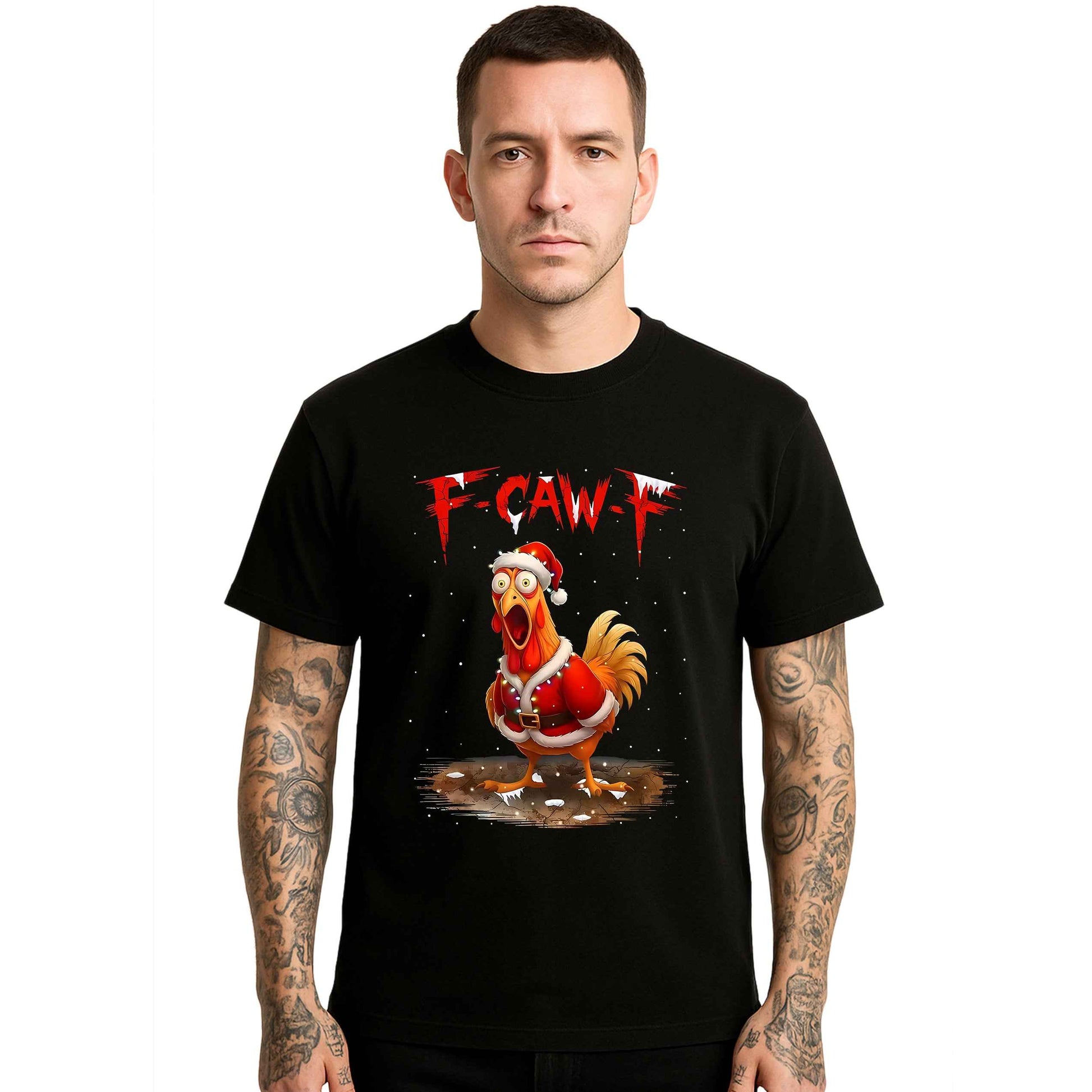 F Caw F Christmas |T-Shirt For Men's