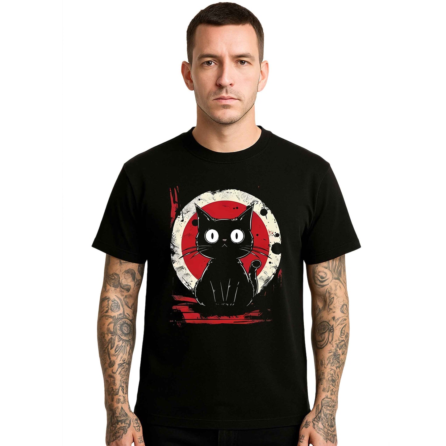 Anime Black Cat |T-Shirt For Men's