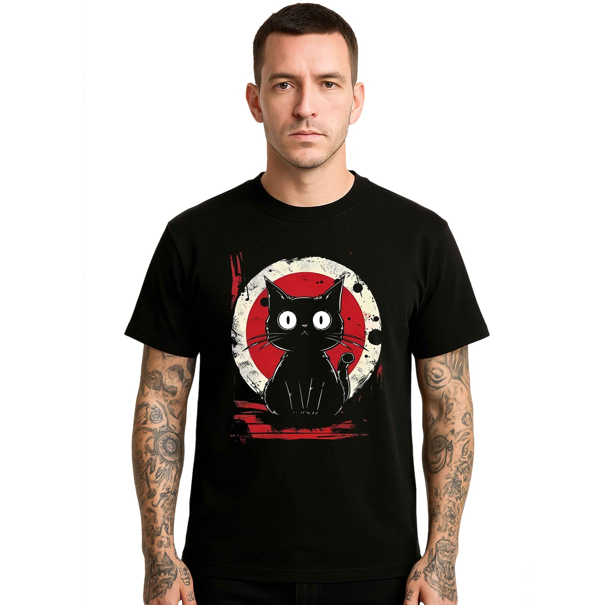 Anime Black Cat |T-Shirt For Men's