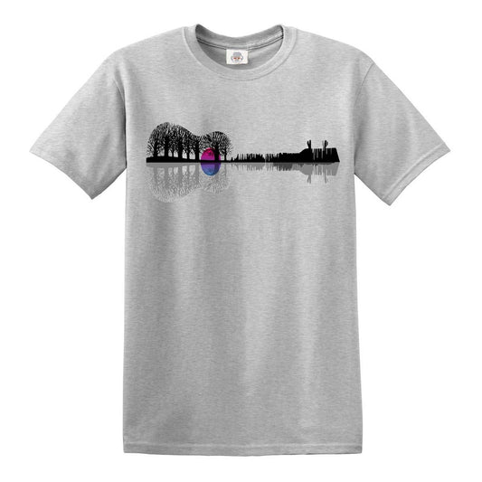 MUSIC INSTRUMENT TREE - SPORT GRAY T-SHIRT