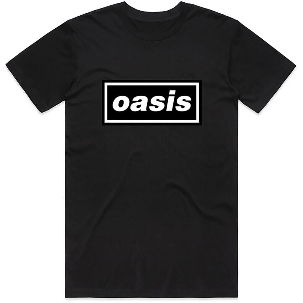 Oasis Classic Logo Black T-Shirt