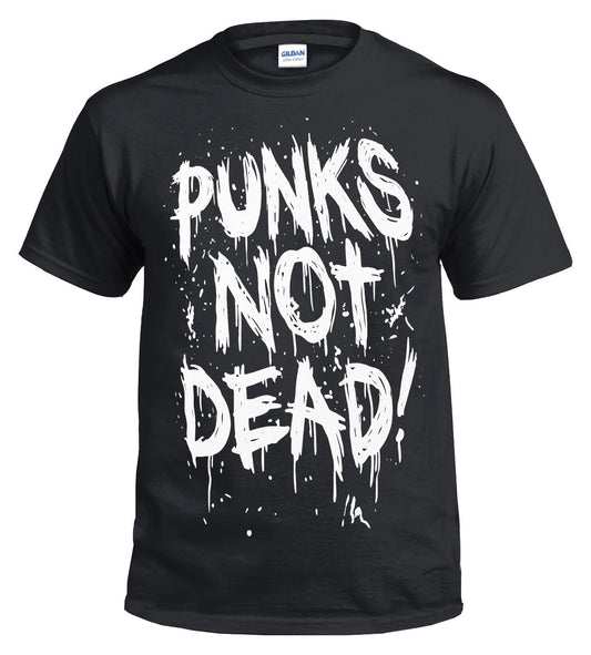 PUNKS IS NOT DEAD - BLACK T-SHIRT