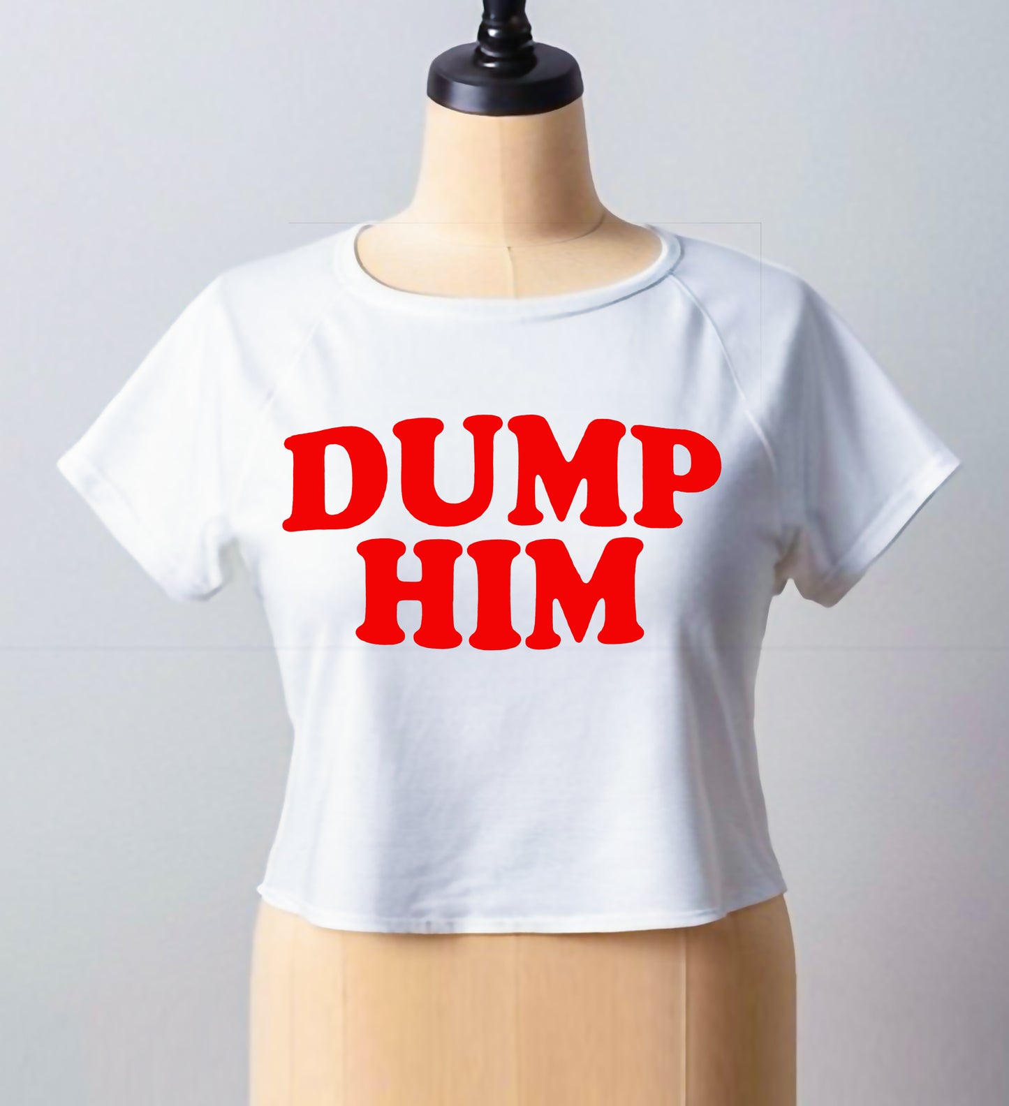 Dump Him Cool Slogan| CROP TOP FOR LADIES