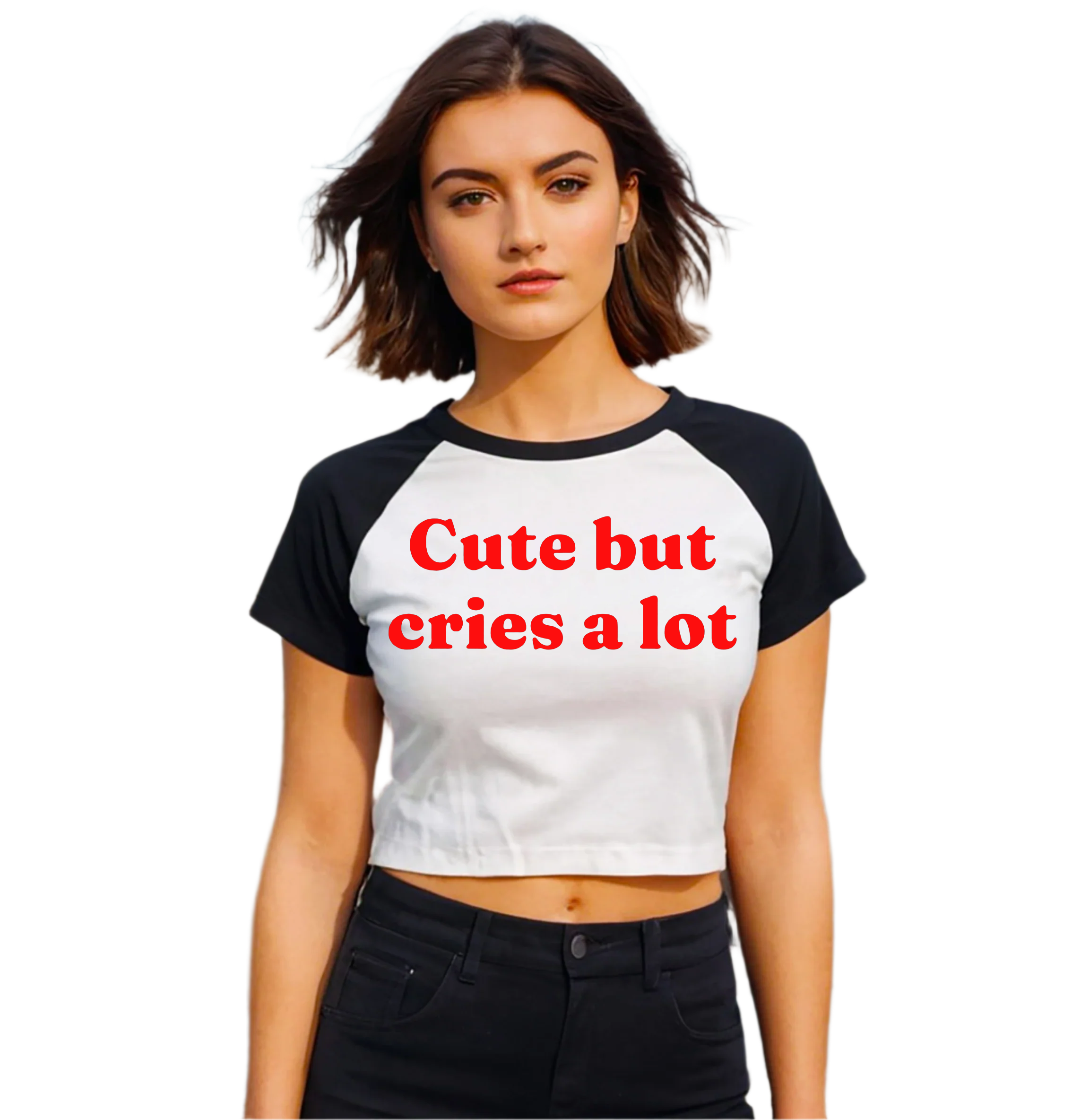 Raglan Crop Top