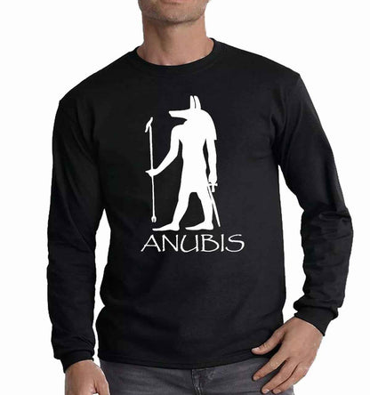 Anubis Long Sleeve T-Shirt - Funny Egypt Mythology Symbol God Top Anubis Long Sleeve T-Shirt - Funny Egypt Mythology Symbol God Top