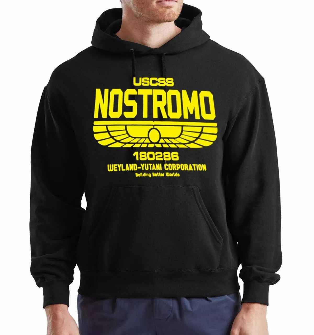 USCSS Nostromo Alien Hoodie - Men's Weyland-Yutani Sweatshirt Gift USCSS Nostromo Alien Hoodie - Men's Weyland-Yutani Sweatshirt Gift