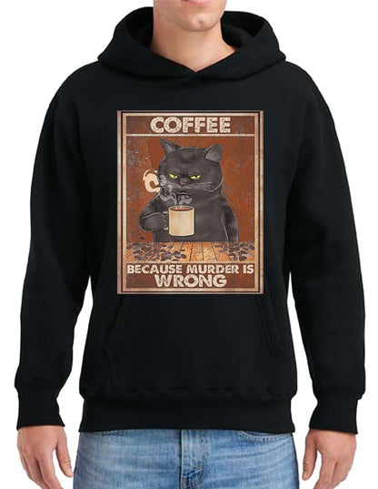 Coffee Because Murder  Hoody For Men's