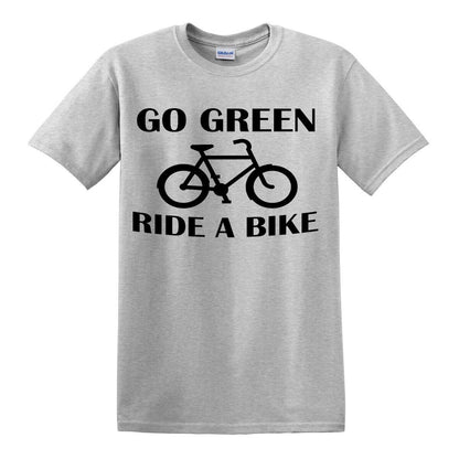 GO GREEN RIDE A BIKE | MEN'S T-SHIRT