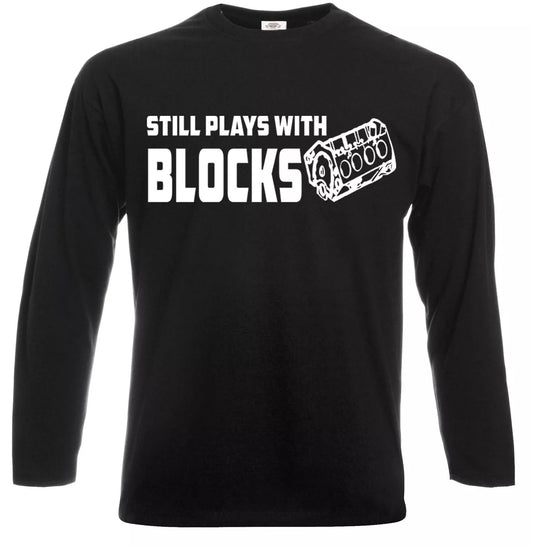 Still Plays with Blocks  | Long Sleeve Men's