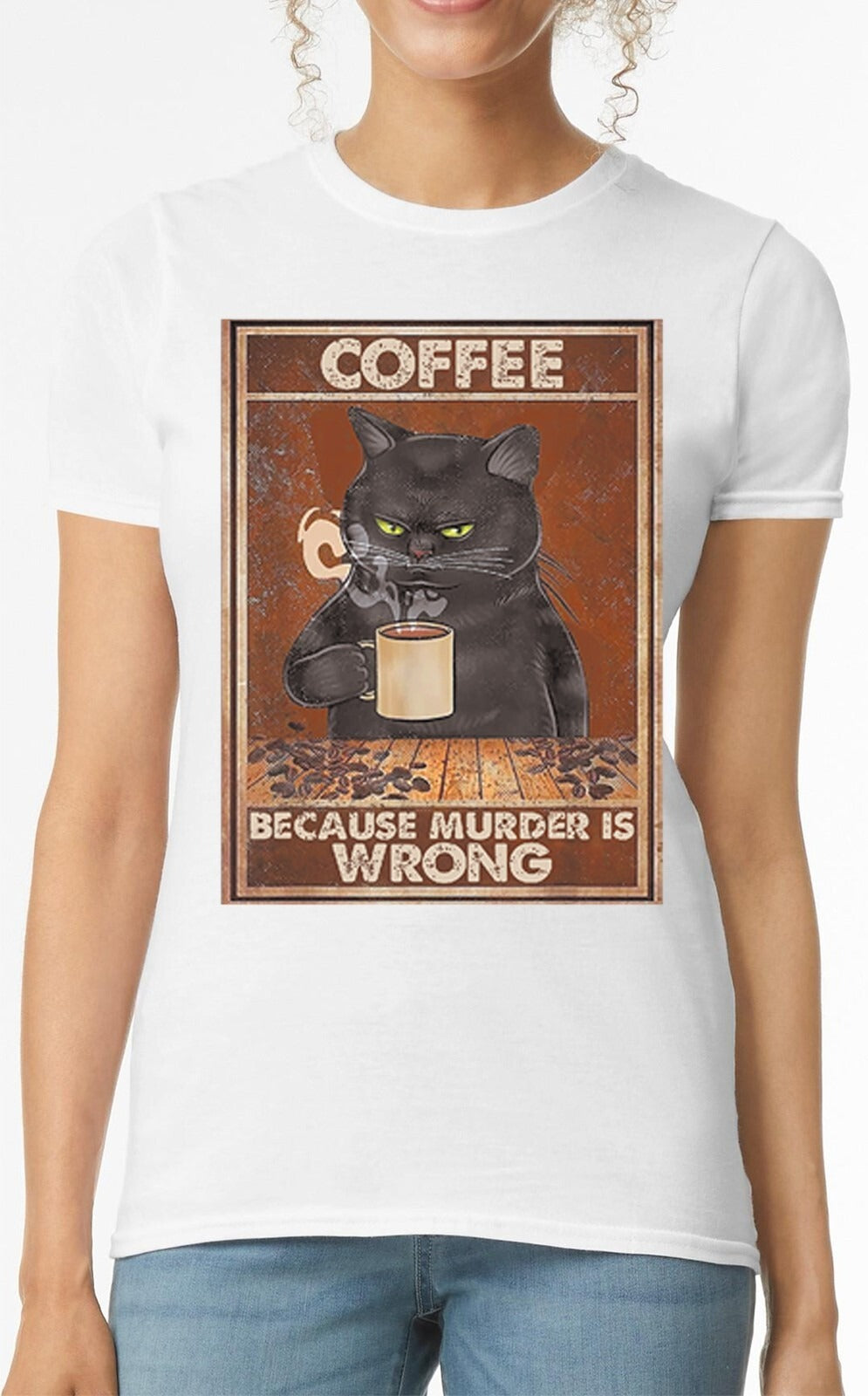 Coffee Because Murder | LADIES T-SHIRT