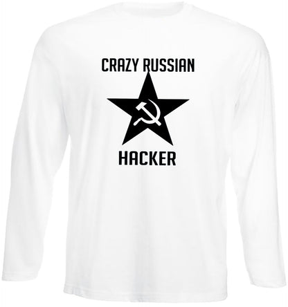 Crazy Russian Hacker | Long Sleeve Men's