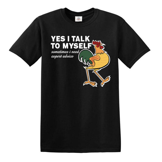 YES I TALK TO MYSELF | MEN'S T-SHIRT