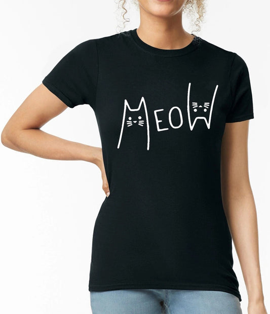 MEOW Funny  | LADIES T-SHIRT