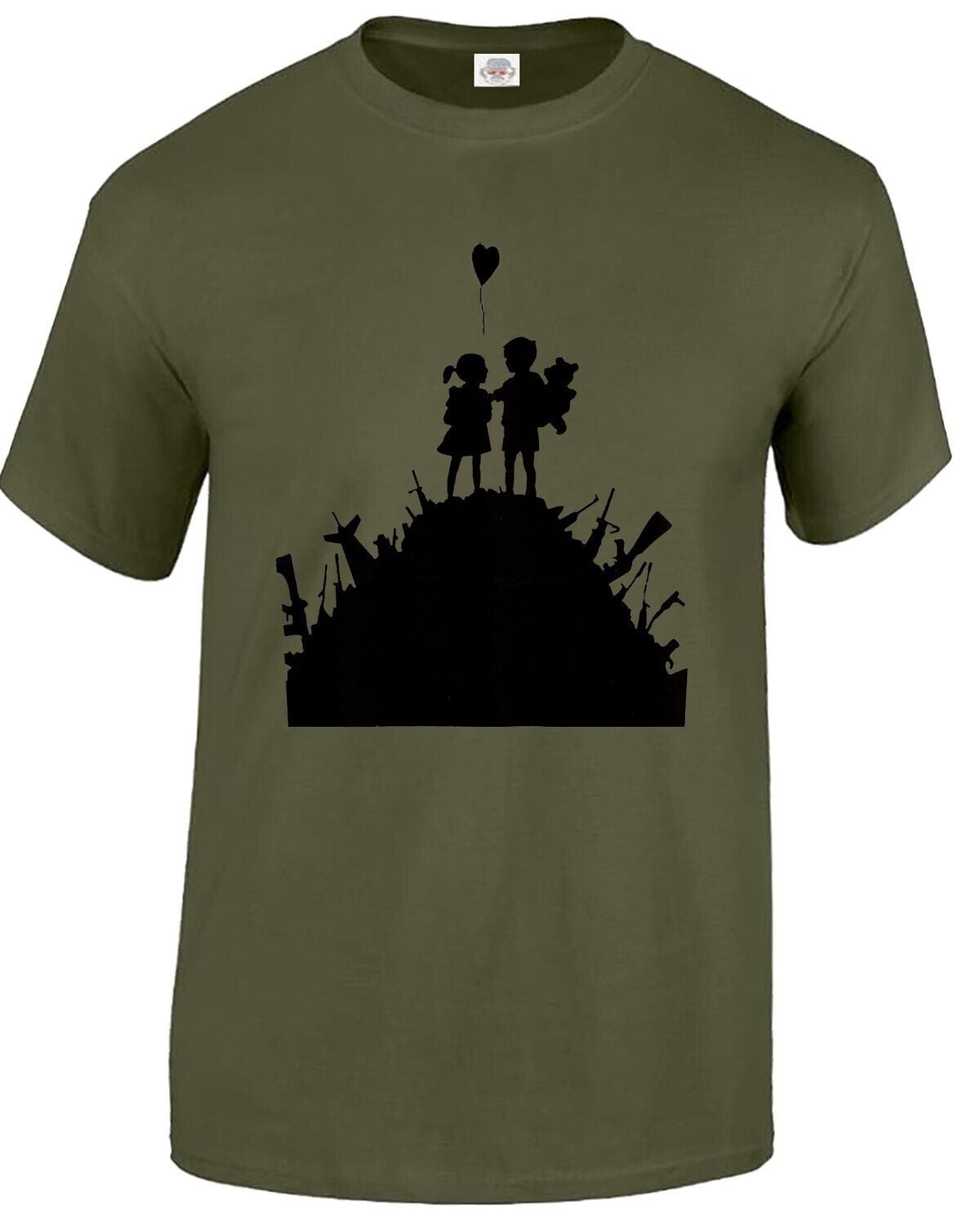 Banksy Kids On Guns | MEN'S T-SHIRT