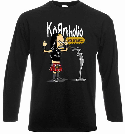 New Kornholio Long Sleeve T-Shirt Funny Mens Party Joke Gift Novelty Tee New Kornholio Long Sleeve T-Shirt Funny Mens Party Joke Gift Novelty Tee