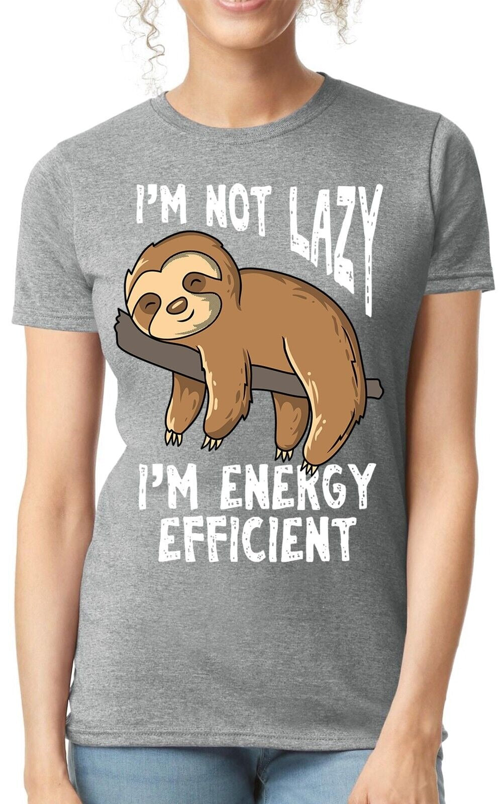 I'M NOT LAZY I'M ENERGY | LADIES T-SHIRT