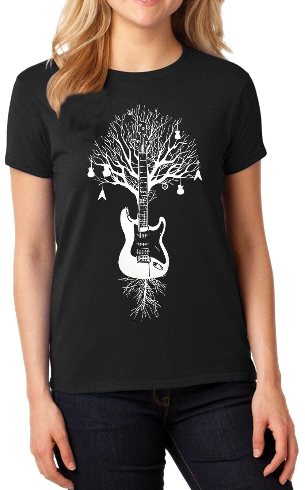 Tree Of Guitar | LADIES T-SHIRT
