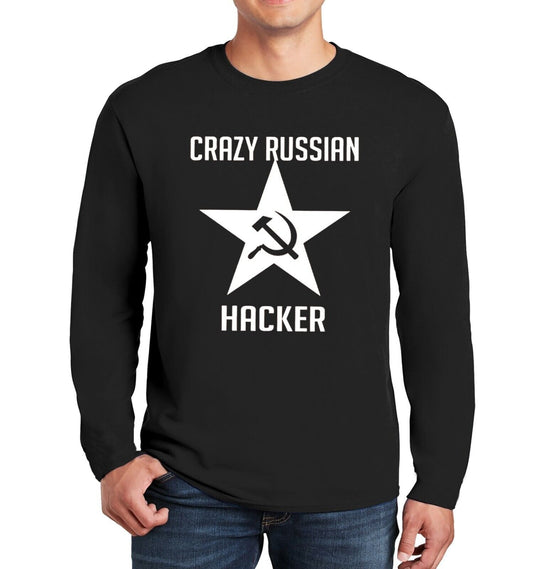 Crazy Russian Hacker | Long Sleeve Men's