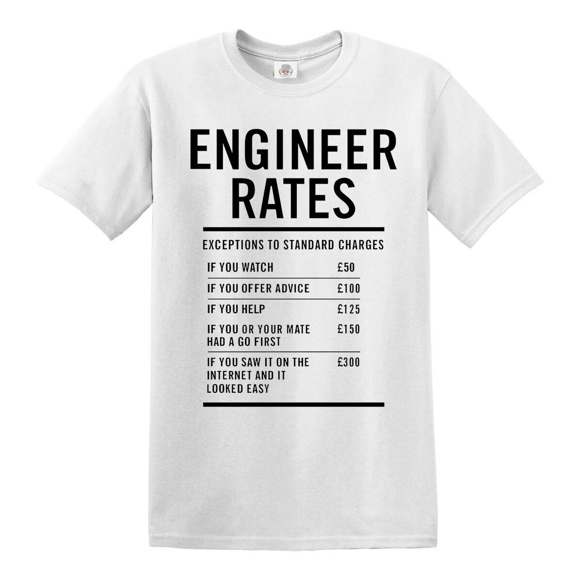 ENGINEER RATES  | MEN'S T-SHIRT