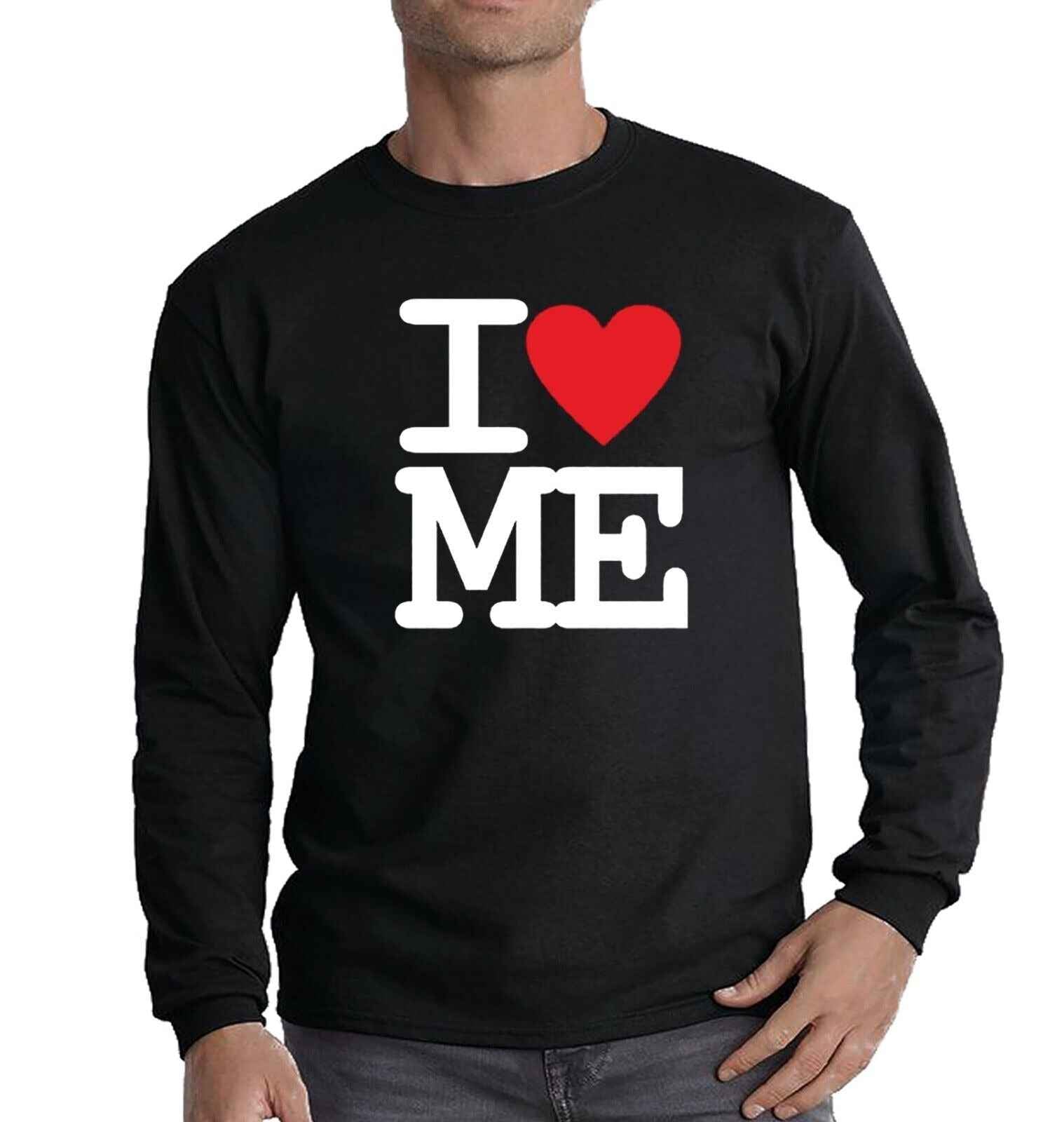 Self Love T-Shirt Long Sleeve Heart Men's Funny Gift Tee Top Self Love T-Shirt Long Sleeve Heart Men's Funny Gift Tee Top