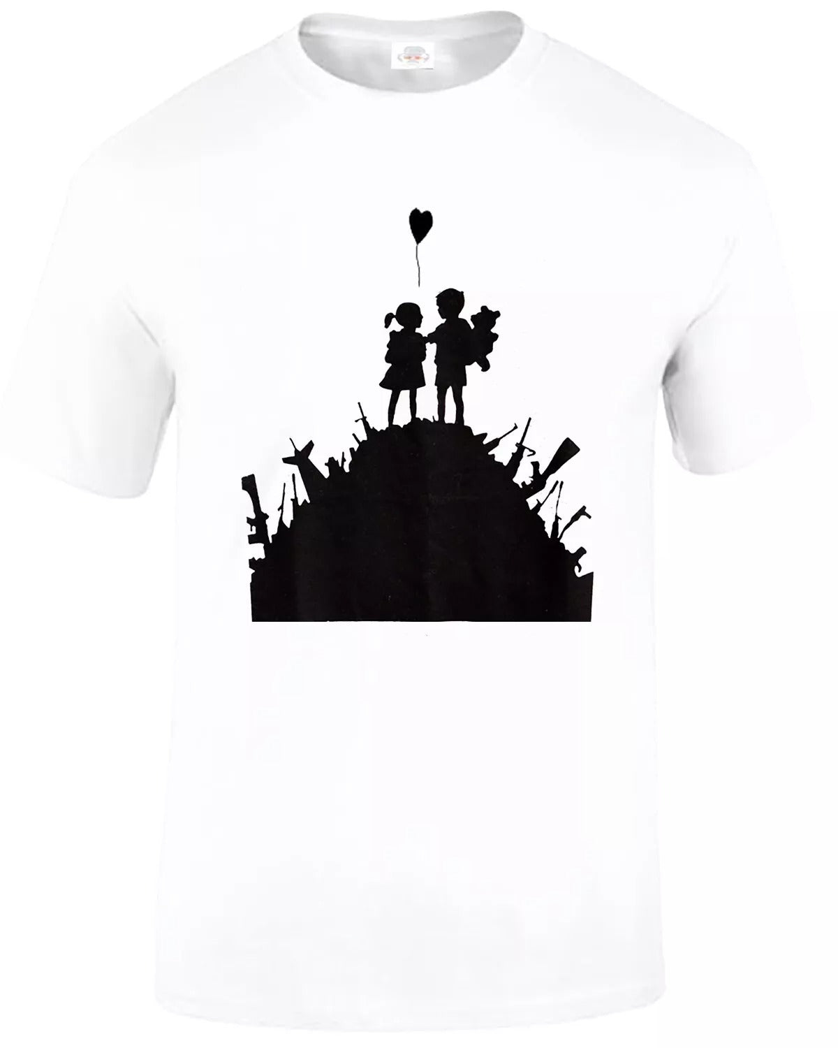 Banksy Kids On Guns | MEN'S T-SHIRT