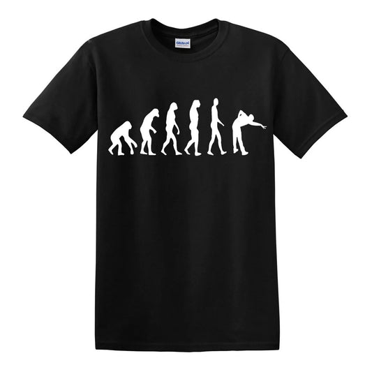 HUMAN SNOOKER EVOLUTION  | MEN'S T-SHIRT