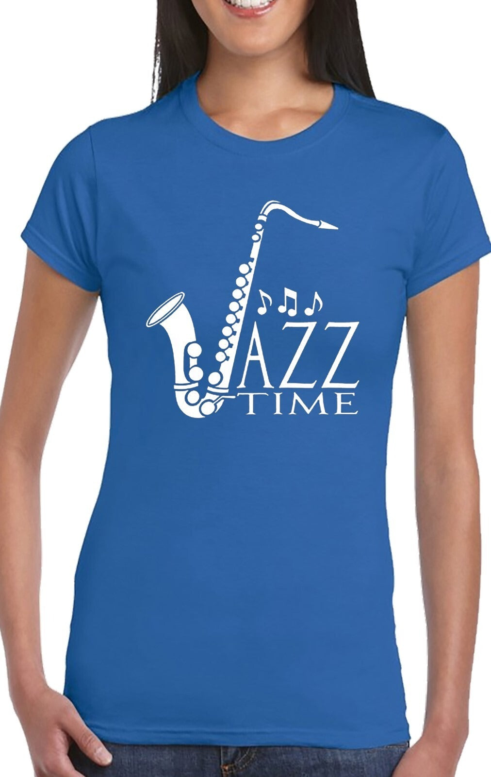 Jazz time saxaphone | LADIES T-SHIRT