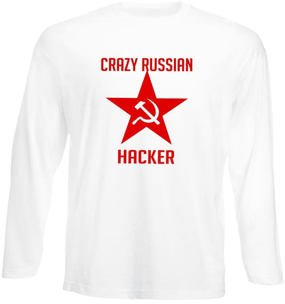 Crazy Russian Hacker | Long Sleeve Men's