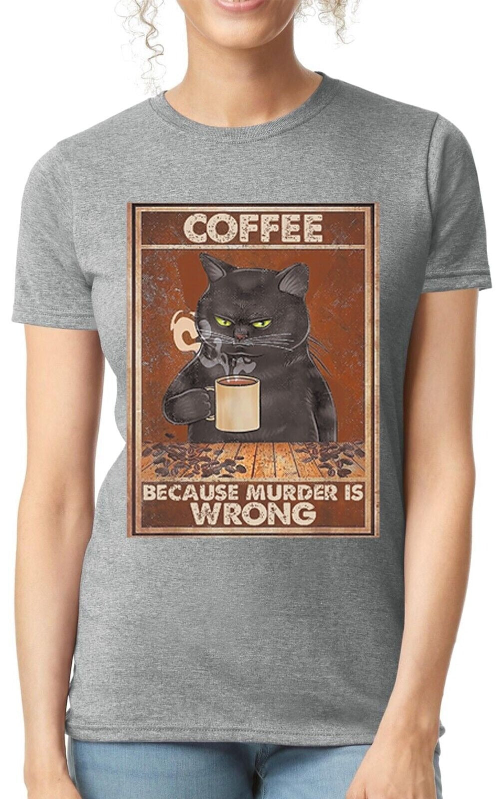 Coffee Because Murder | LADIES T-SHIRT