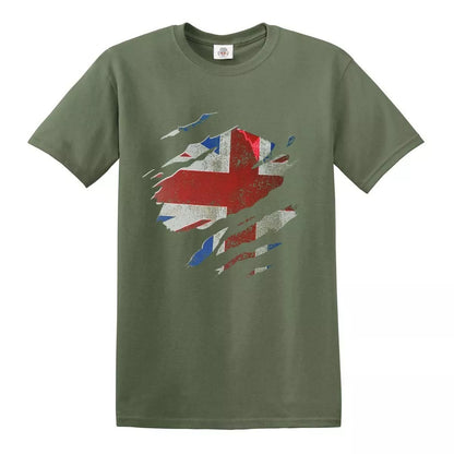 Ripped Union Jack Flag | MEN'S T-SHIRT