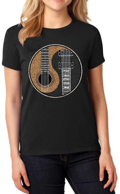 Yin Yang Guitar | LADIES T-SHIRT