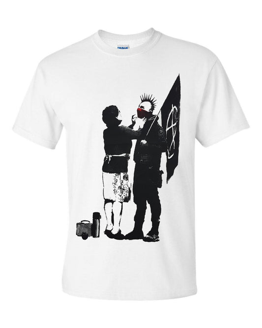 Banksy Punk Mum  | MEN'S T-SHIRT