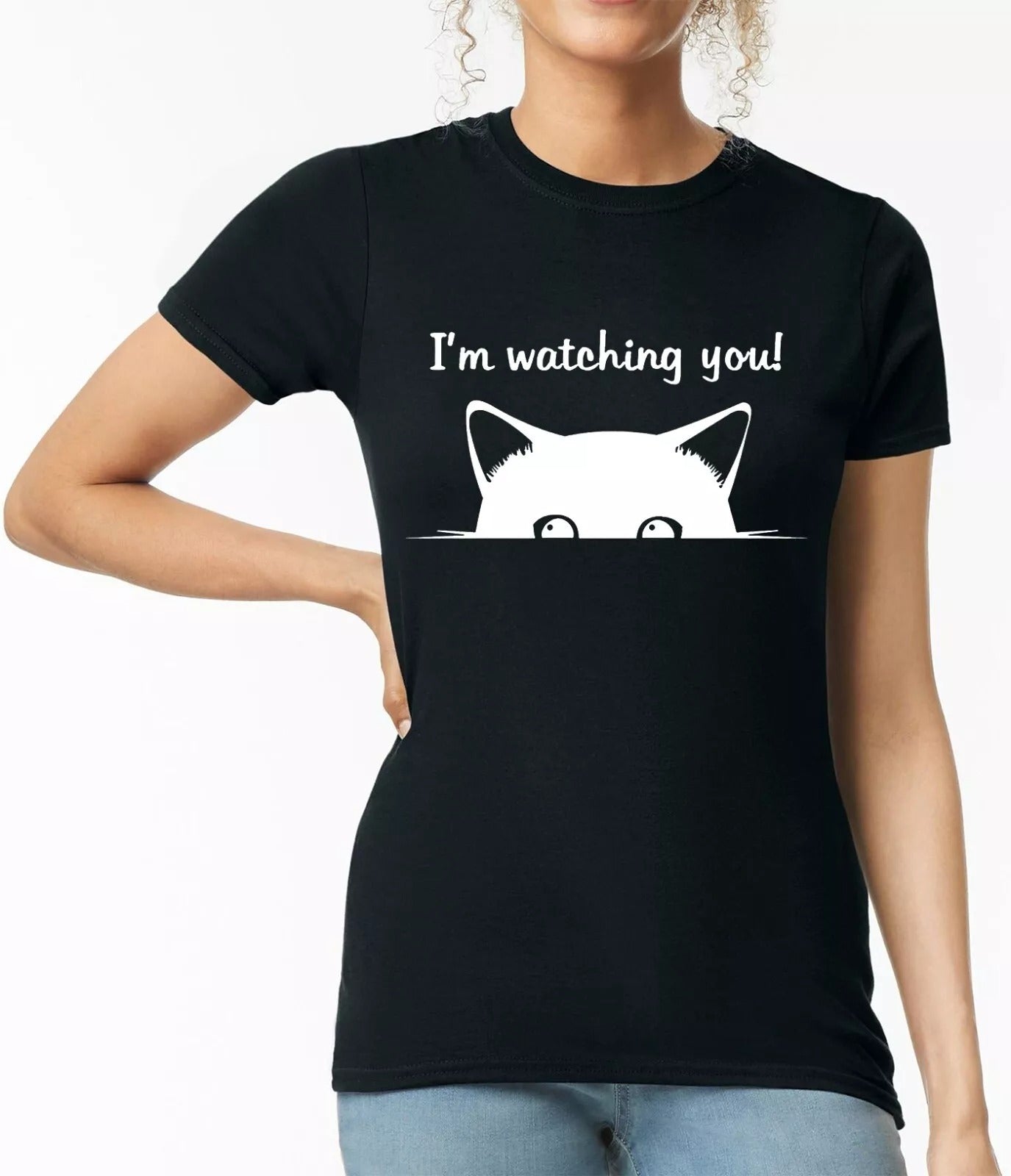 I'm Watching You Cat | LADIES T-SHIRT