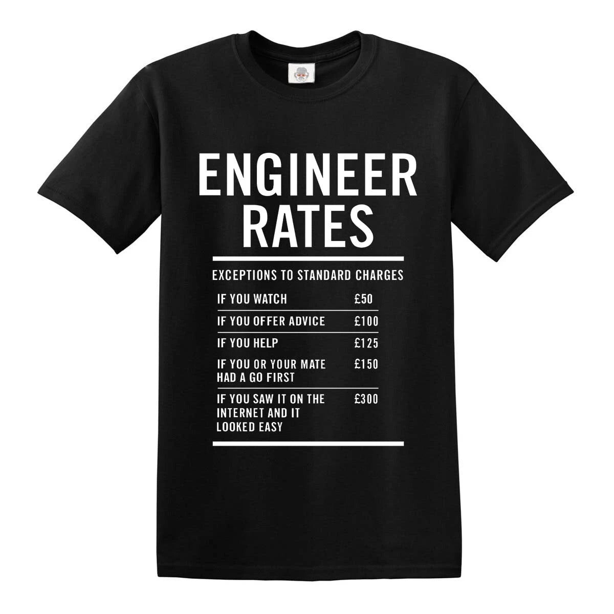 ENGINEER RATES  | MEN'S T-SHIRT