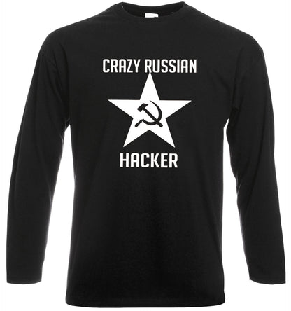Crazy Russian Hacker | Long Sleeve Men's