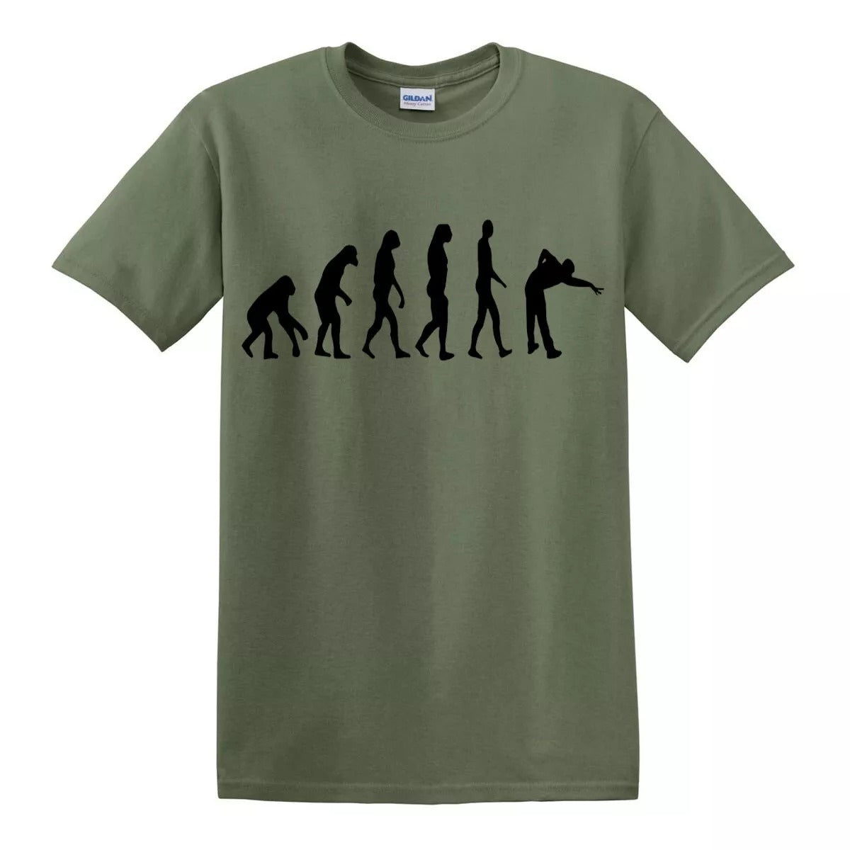 HUMAN SNOOKER EVOLUTION  | MEN'S T-SHIRT