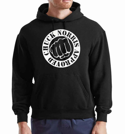 Chuck Norris Hoodie - Approved Men's Funny Martial Arts MMA Sweatshirt Chuck Norris Hoodie - Approved Men's Funny Martial Arts MMA Sweatshirt