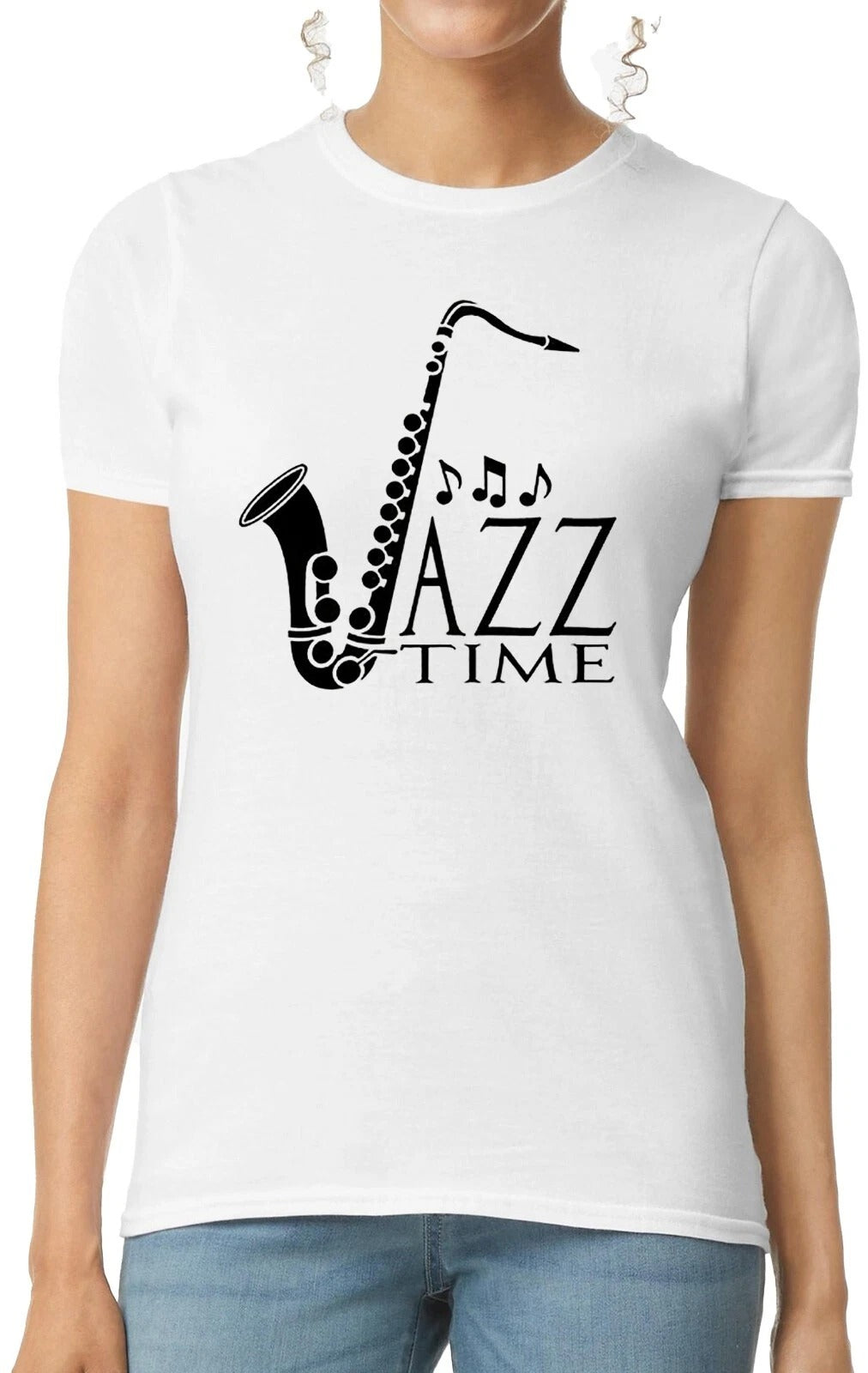 Jazz time saxaphone | LADIES T-SHIRT