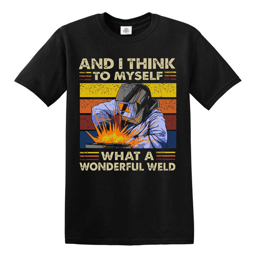 Retro Welder And I Think | MEN'S T-SHIRT
