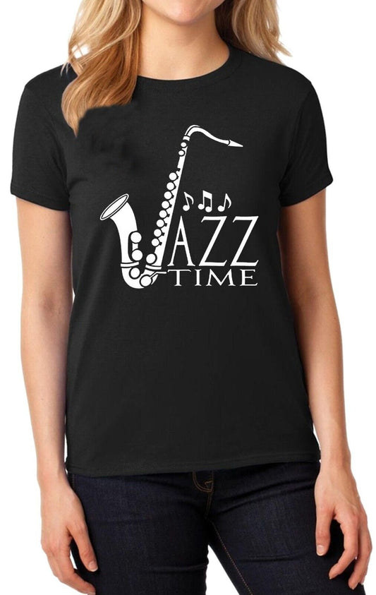 Jazz time saxaphone | LADIES T-SHIRT