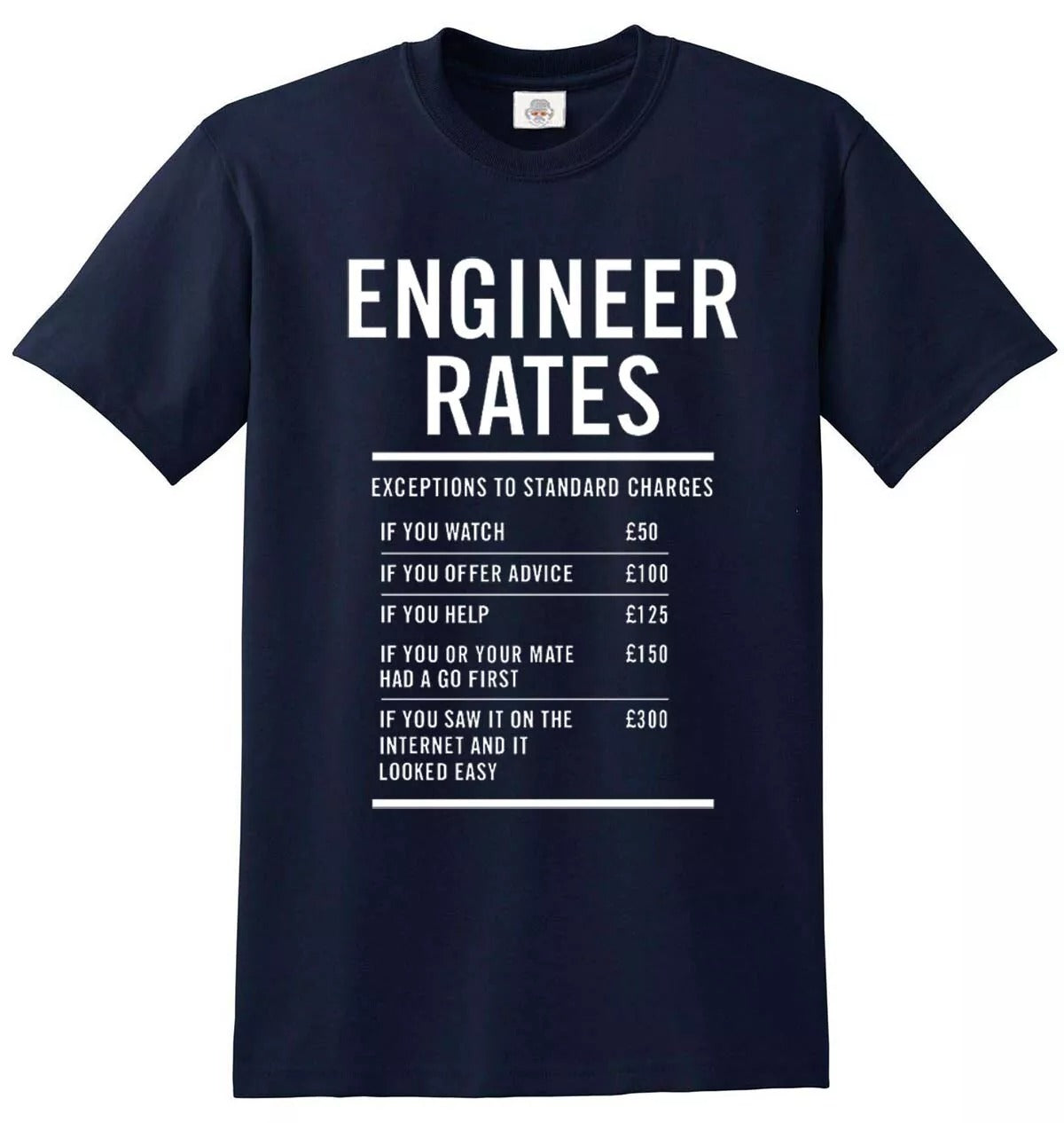 ENGINEER RATES  | MEN'S T-SHIRT