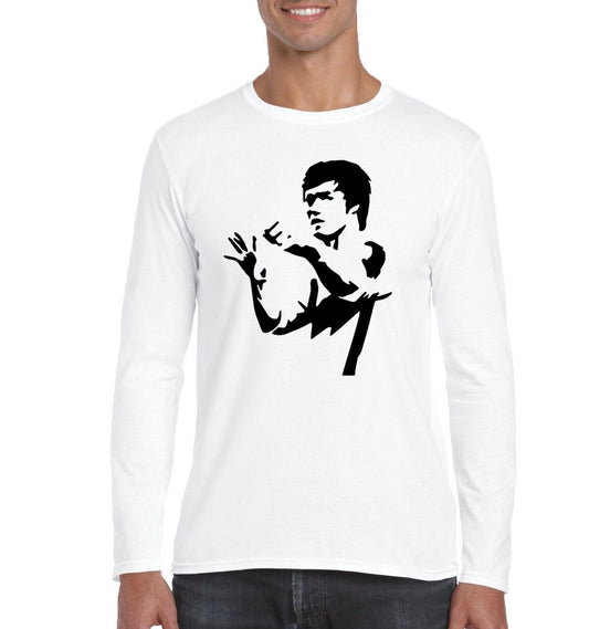 Bruce Lee Kick  | Long Sleeve Men's