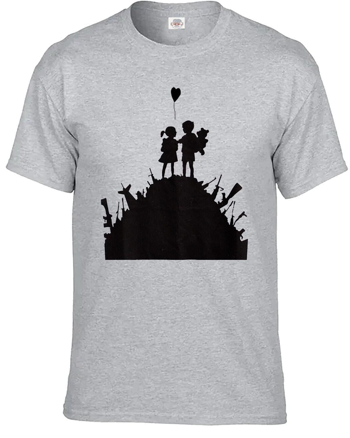 Banksy Kids On Guns | MEN'S T-SHIRT